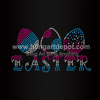 Easter Rhinestone Iron On Transfers